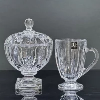 خرید قندان پایه دار کریستال رومنس