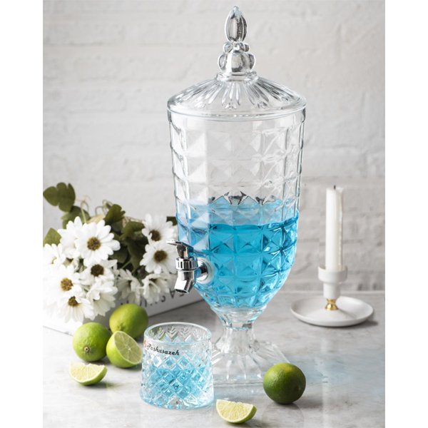 کلمن شیشه ای 3.5 لیتری مدل آکوامارین