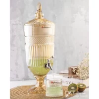 کلمن شیشه ای 3.5 لیتری مدل جنوا عسلی