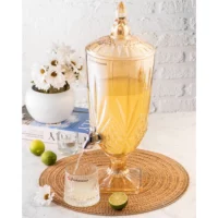 کلمن شیشه ای 3.5 لیتری پریما عسلی