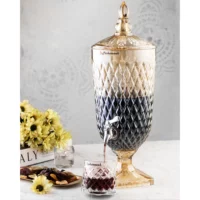 کلمن شیشه ای 3.5 لیتری رین عسلی