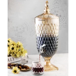 کلمن شیشه ای 3.5 لیتری رین عسلی