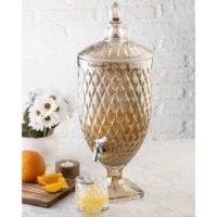کلمن شیشه ای شامپاینی 5.5 لیتری مدل رین