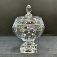 قندان کریستال پایه دار مورا