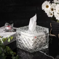 جادستمال کاغذی بلوری مربعی رین