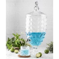 کلمن شیشه ای 5.5 لیتری آکوامارین