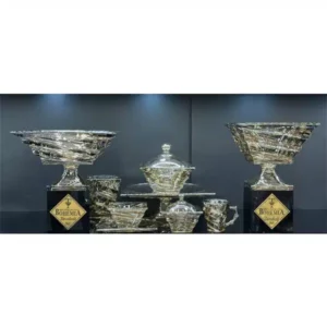 سرویس پذیرایی کریستال JCC مدل کازابلانکا شامپاینی 12 نفره