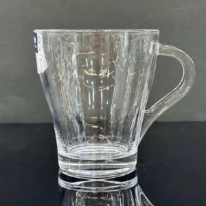 لیوان شیشه ای ساده مدل شلغمی
