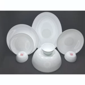 سرویس پذیرایی 6 نفره آرکوپال طرح نلین خاکستری